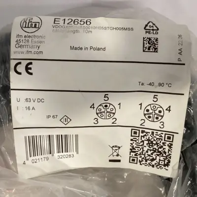 NEW IFM CONNECTION CABLE VDOGX050MSS0010H05STGH005MSS