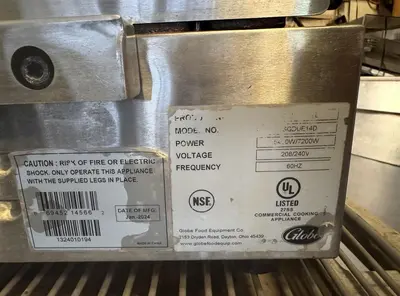 Used GLOBE KSGDUE14D Sandwich Machines Florida US | BAM Discount Restaurant Equipment #1230761