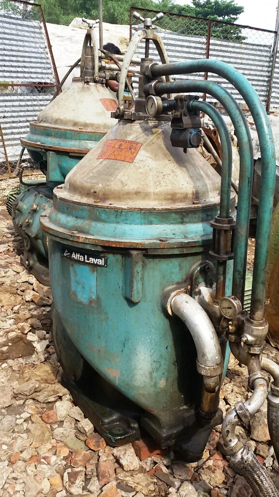 (2) Alfa-Laval FOPX 609 TFD-24-60 oil purifiers, SS.