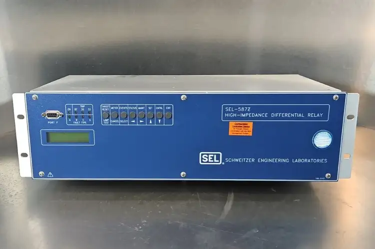 Used Schweitzer Engineering Laboratories SEL-587Z Relays & Switches | Palmetto Automation #1150952