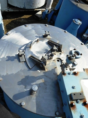 (2) ATM DeLaval 20 x 14 solid bowl basket centrifuges, SS.