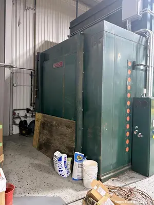 Used Wisconsin Oven Batch Oven – 350°F | 2MM BTU/hr | Propane | 29' Length | Model Batch-7/26/10-G/EP