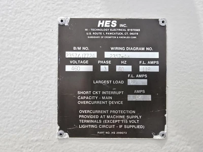 2.5" Davis Standard Thermatic, Single Screw Extruder, Model 25IN25, 24:1 L/D