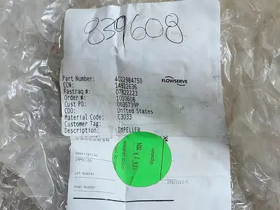 USED FLOWSERVE 4022984750