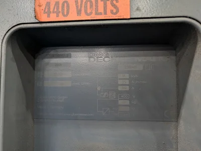 2009 DMG Mori DMU 125 P 5-Axis CNC Machining Center 230/3/60; W/ Heidenhain MillPlus iT Control