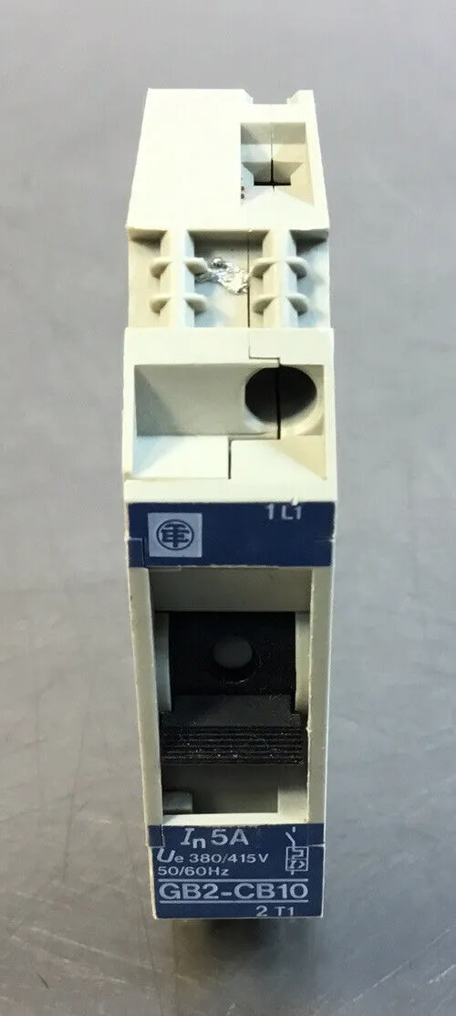 Telemecanique Circuit Breaker GB2-CB10 GB2CB10 5A 1 Pole 4C