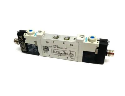 USED FESTO SOLENOID VALVE 2X3/2-WAY, MONOSTABLE 574356