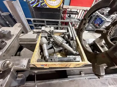 23" X 118" TUDA TUDORMAX GAP BED GEARED HEAD LATHE