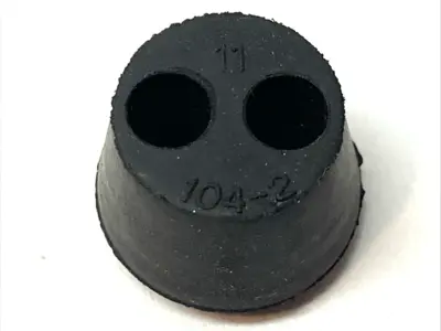 New | in-Stock Remke Dual Hole Bushing 1/2" Cord Grip 2 x .250" Neoprene LOT OF 2 Electrical Fittings Michigan US | Maverick Industrial Sales #1399989