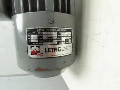 LETAG Bonfiglioli Tandem Dual Gear Motor 70:1 Reducer .5/3Hp 277/460V 3PH IEC S1