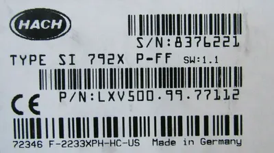 NEW HACH LXV500.99.77112 TRANSMITTER SI 792X P-FF LXV5009977112