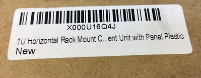 1U Horizontal Rack Mount Plastic Cable Management For Servers Data Racks 3H