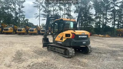 Used 2025 HYUNDAI HX85A Crawler Excavators North Carolina US | National Equipment Dealers #1422231