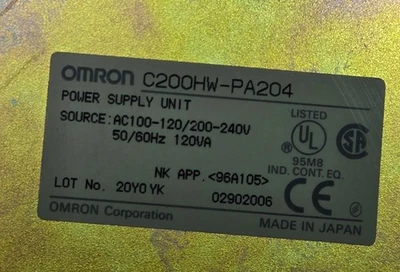 OMRON C200HW-PA204 C200HWPA204 POWER SUPPLY MODULE SYSMAC C200