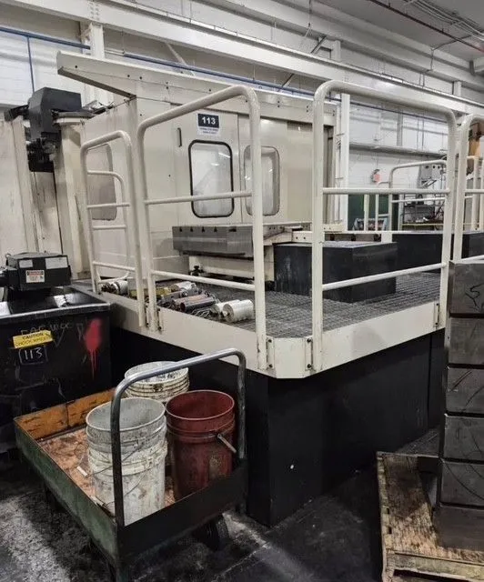 Used 2000 TOSHIBA SHIBAURA BTD-200 QF Horizontal Table Type Boring Mills Ontario CA | MacAllister Technical Sales Inc. #226770