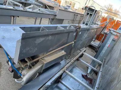 Used Falcon Restaurant Supply Used 112" 4 Compartment Commercial Stainless Sink with Twist Drains and Power Soak - SS14 Sinks Illinois US | Falcon Restaurant Supply #1376382