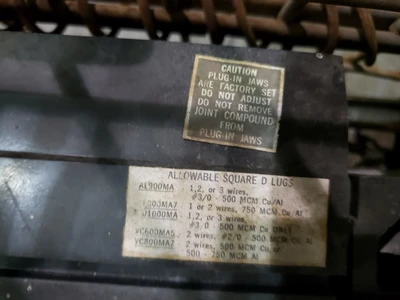 USED SQUARE D MA36600