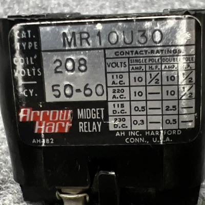 Used Arrow Hart MR10U30 Misc Electrical & Power Parts California US | Davliegogo LLC #1709637
