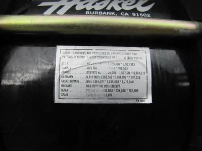 Haskel 8AGD-2 Single Stage Double Action Gas Booster with 80 Gallon Tank
