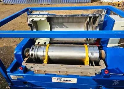 (2) NOV/Brandt HS-3400 VSD decanter centrifuge skids, 316SS.