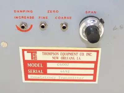 TECO C4002 Consistency Transmitter Enclosure 12x7x6" Control Box