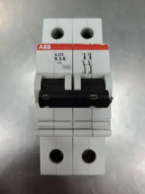 USED ABB S 272-K3 A Circuit Breaker, 2-Pole, 240 VAC