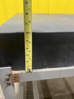 48" X 36" X 6" BLACK GRANITE PRECISION LAYOUT INSPECTION TABLE: STOCK #19822