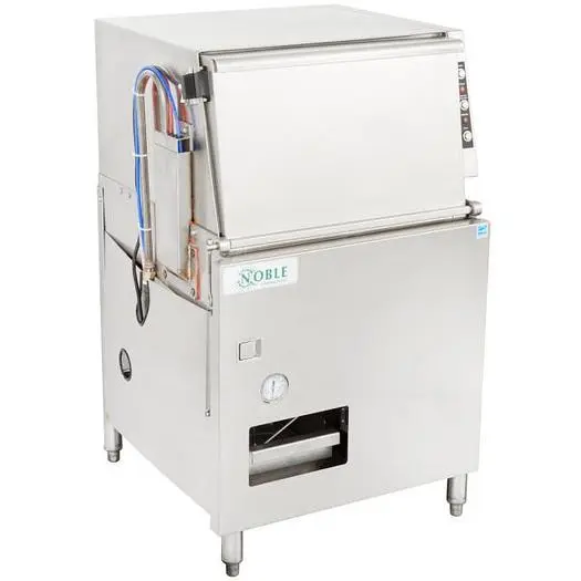 Low Temperature Single Rack Glass Washer / Dishwasher
