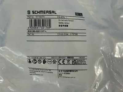 New | in-Stock SCHMERSAL BNS 26002/01ZSTL Proximity Sensors Ohio US | HGR 24 #1291930
