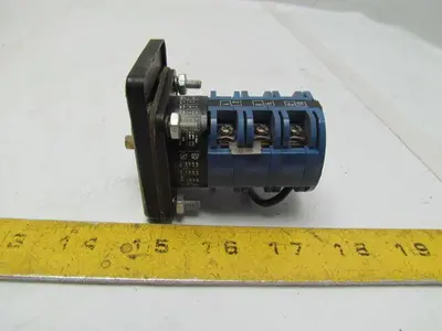 KrausNaimer C11 A048 Ammeter Switchs Switches No Knobs 2 w/o Faceplates Lot of 4