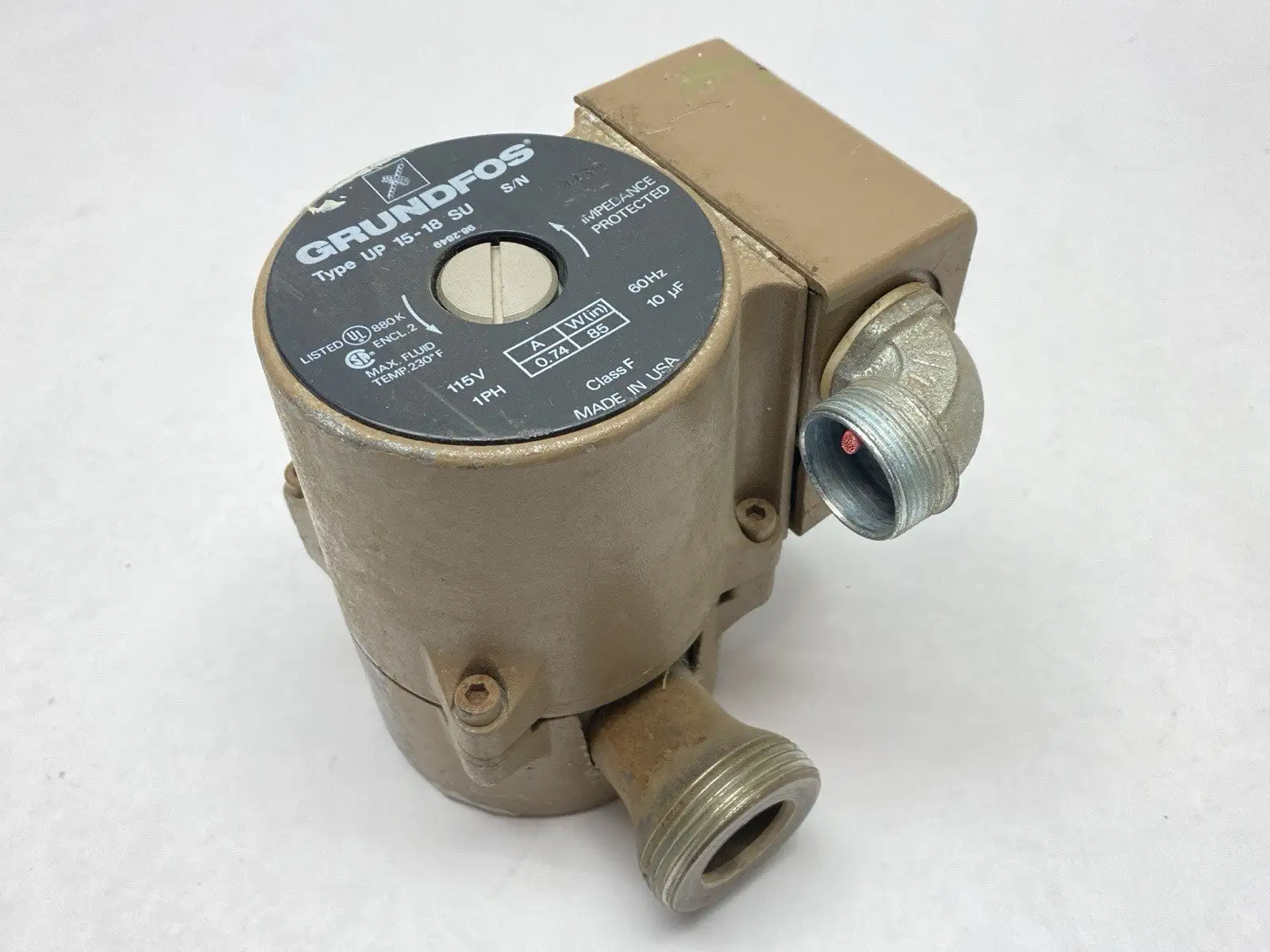 USED GRUNDFOS UNDER FLOOR HEATING SYSTEM CIRCULATOR PUMP 59896127