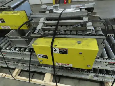 Automotion 15"x 66' Belt Drive Live Roller Bed Conveyor 460V End Drive 95FPM