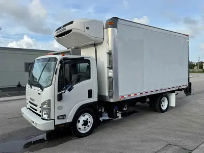 Used 2018 ISUZU NPR XD Reefer Trucks Florida US | Truck and Van Outlet #1509182
