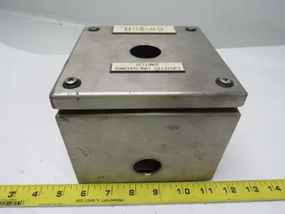 Hoffman L-SC151512SS INST. BOX SCREW COVER 150X150X120MM SS W/Backplate