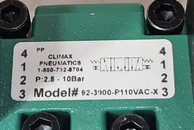 Numatics 92-3900-P110VAC-X + (Integrated Automation WV5320) (BIN424)