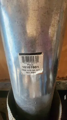 Various HVAC Ductwork Pieces and Accessories including Pipe, Elbows, and Connectors