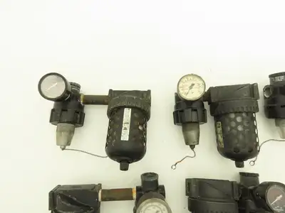 Master Pneumatic Norgren R24-400-RGLA FD100-4 Regulator Filter Assembly Lot of 5