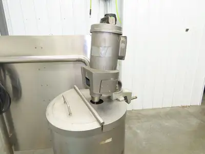 Full Jacket Steam Kettle 15 Gallon Lightnin Mixing Tank Additive Pump Flow Meter