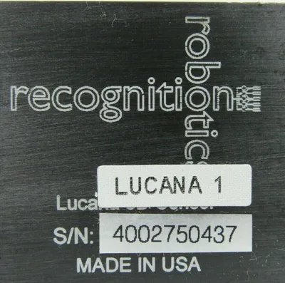 USED ROBOTICS RECOGNITION LUCANA 3D SENSOR