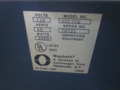 used Macbeth SpectraLight