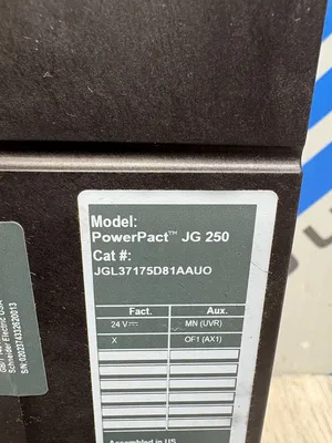 SCHNEIDER JG 250 Electrical/PLC/Automation | ESS Industrial Equipment Sales (6)