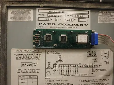 USED FARR FILTRATION SYSTEMS 10D