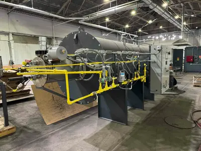 USED 2022 THERMAL OXIDIZER HORIZONTAL BURNER & CHAMBER