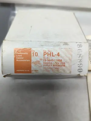 New | in-Stock SIEMENS PHL-4 Miscellaneous Equipment (Electrical & Power) Ohio US | Surplus Asset Holdings #1235714