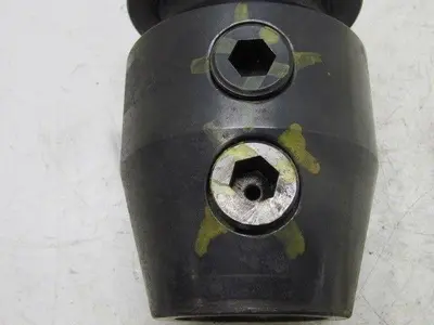 Briney V50E-200-562SP Cat 50 2"End Mill Holder 5 1/2"Projection Coolant V-Flange