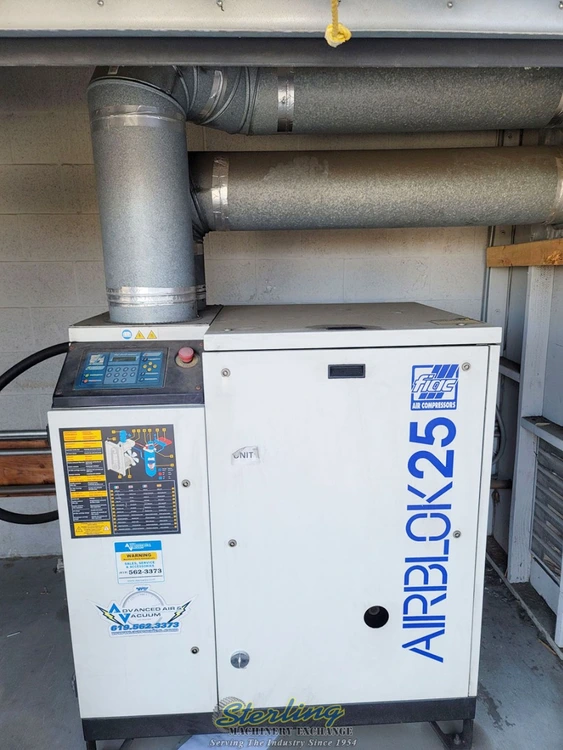 Used FIAC AIRBLOCK 25 Rotary Screw & Sliding Vane Air Compressors California US | Sterling Machinery Exchange #1467592