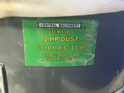 Used 2020 CENTRAL MACHINERY 97869 Dust Collectors Ohio US | HGR 24 #1427506