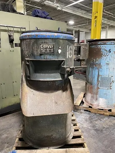 Used CARVER 2GF RAPID MULLER MIXER Sand Mullers | World Equipment and Machine Sales #394585
