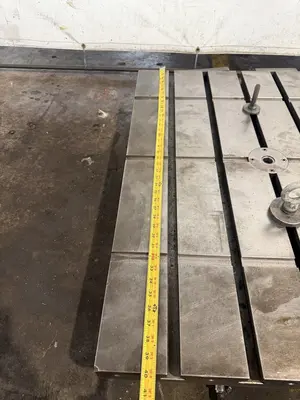30" X 40" DEVLIEG AIR LIFT ROTARY TABLE. STOCK # 0221126