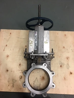 Fabri-Valve 8"-150 Knife Gate Valve Hand Wheel Operated